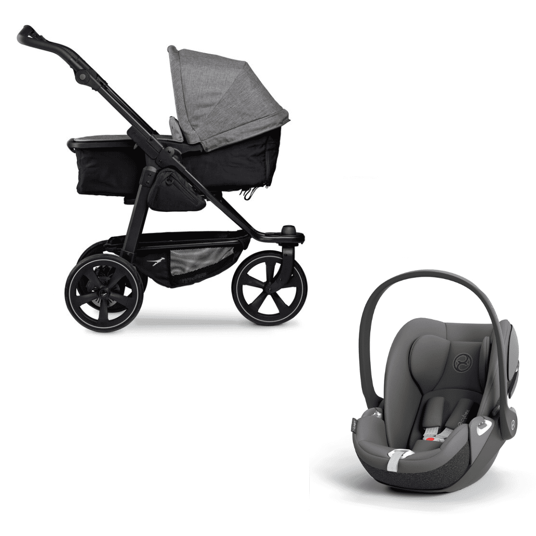 TFK Mono 2 Kombikinderwagen Premium Grau Luftkammerräder und Cybex Cloud T Mirage Grey – TFK Mono 2 Kombikinderwagen Premium Grau Luftkammerräder und Cybex Cloud T Mirage Grey bei babybrands.de kaufen ✓ sicher, einfach & bequem online bestellen ✓
